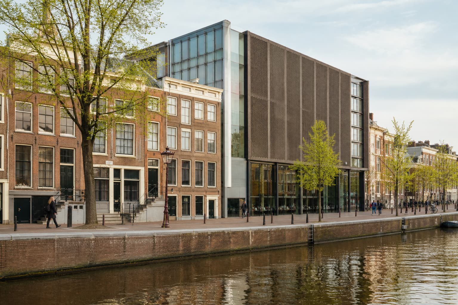 Anne Frank Monument in Amsterdam
