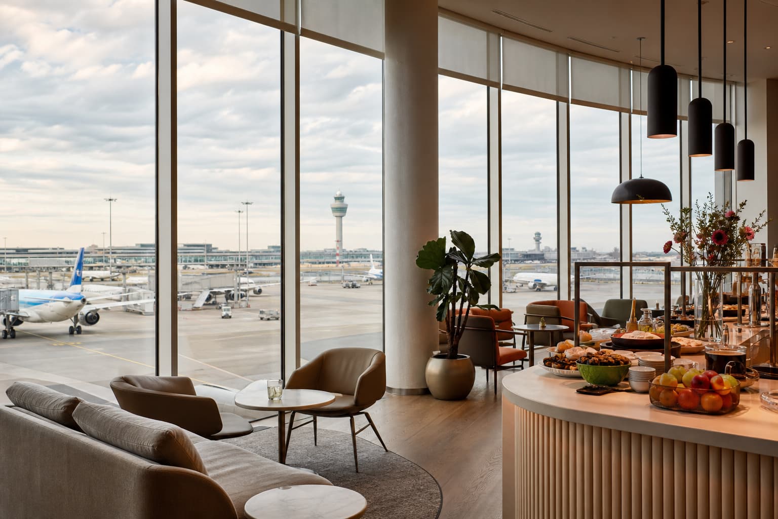 Aspire Lounge Schiphol in Amsterdam