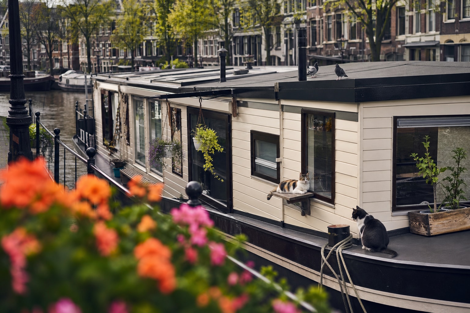 From a Single Stray to a Floating Charity at De Poezenboot
