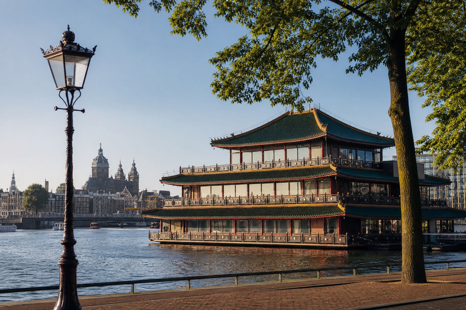 Europe's First Floating Pagoda at Sea Palace