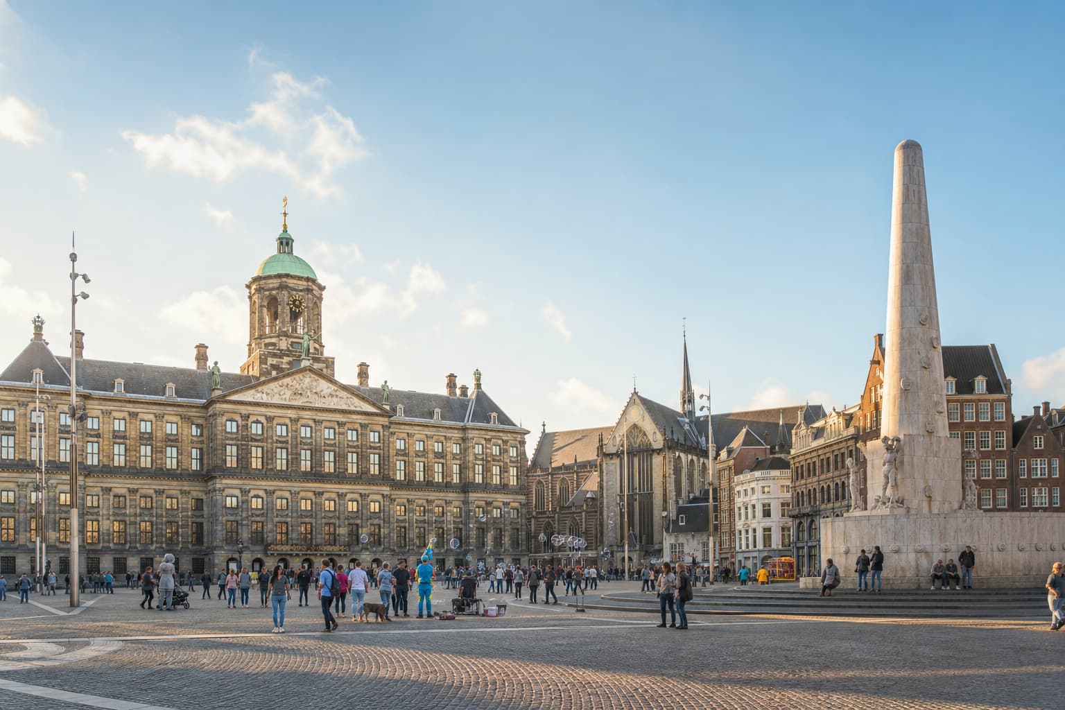 Dam Square in Amsterdam