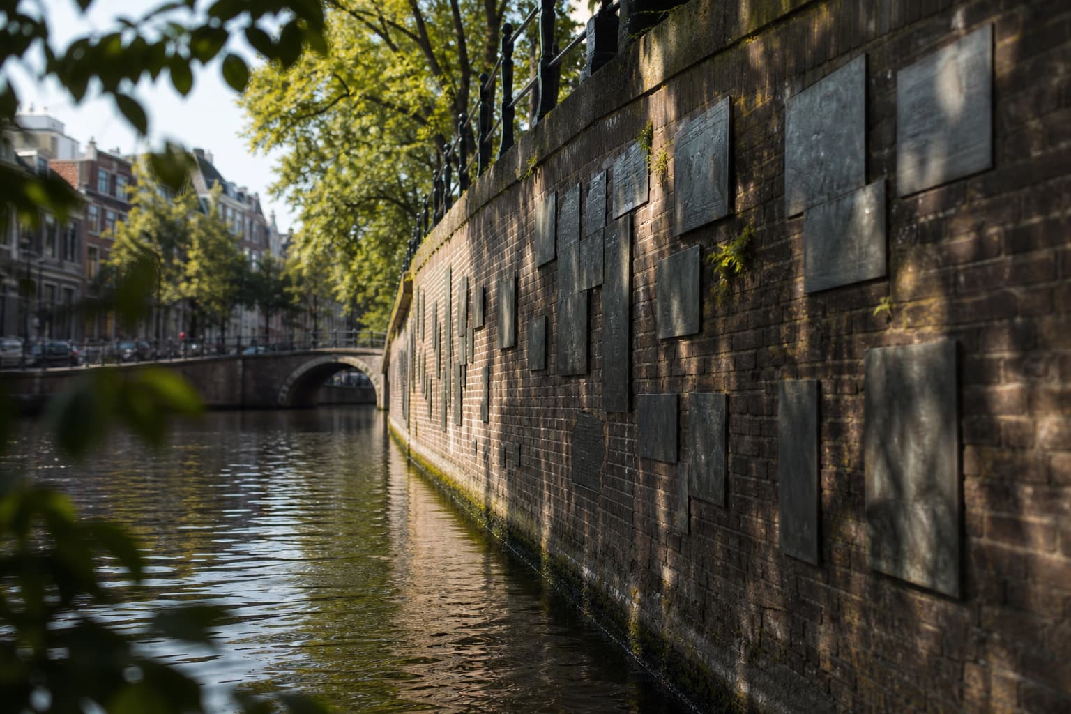 The Shadow Wall in Amsterdam